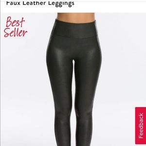 Spanx Faux Leather Leggings